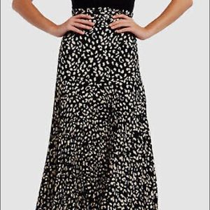 Bardot Buckle Pleated Midi Skirt